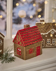 House red roof and red door