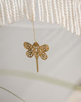 Dragonfly in brass