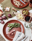Place mat olive green jute