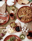 Place mat olive green jute