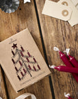 Box with 12 Christmas Candles - Red