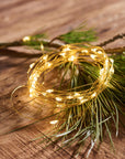 Wire string lights w/40 LED lights f/outdoor