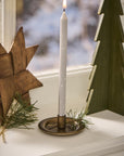 Candle holder for slim candles