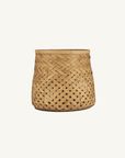 Cesta de trenza de bambú