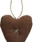 Fabric Hearts brown My Nostalgic Christmas
