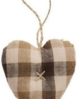 Fabric Hearts brown My Nostalgic Christmas