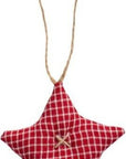 Fabric Stars red My Nostalgic Christmas