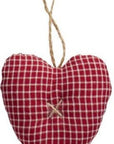Fabric Hearts Red