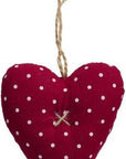 Fabric Hearts Red