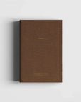 Brown Linen & Golden Notebook