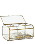 Partitioned glass box
