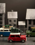 Car Mini Cooper Green Metal
