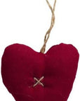 Fabric Hearts Red