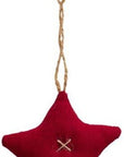 Fabric Stars red My Nostalgic Christmas