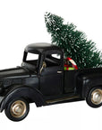 Truck Tree Black Metal