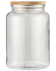 Glass Jar With Wooden Lid - 3 sizes