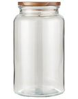 Glass Jar With Wooden Lid - 3 sizes