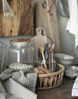 Glass Jar With Wooden Lid - 3 sizes