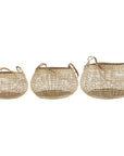 Basket round - long handle