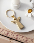 Angel keyring gold