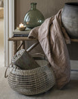 Basket round - long handle