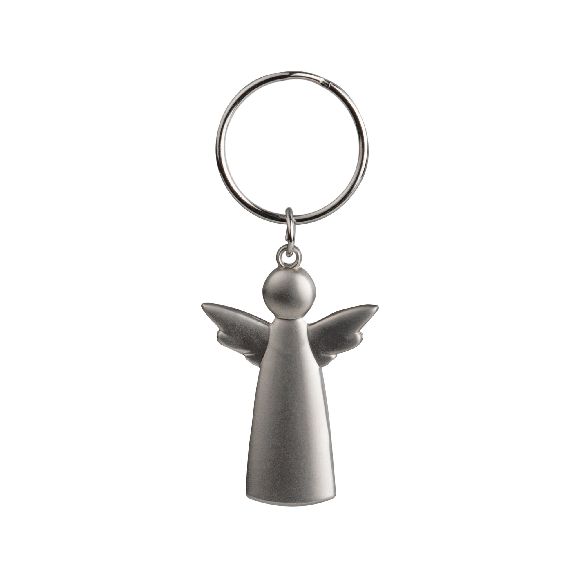 Angel keyring silver