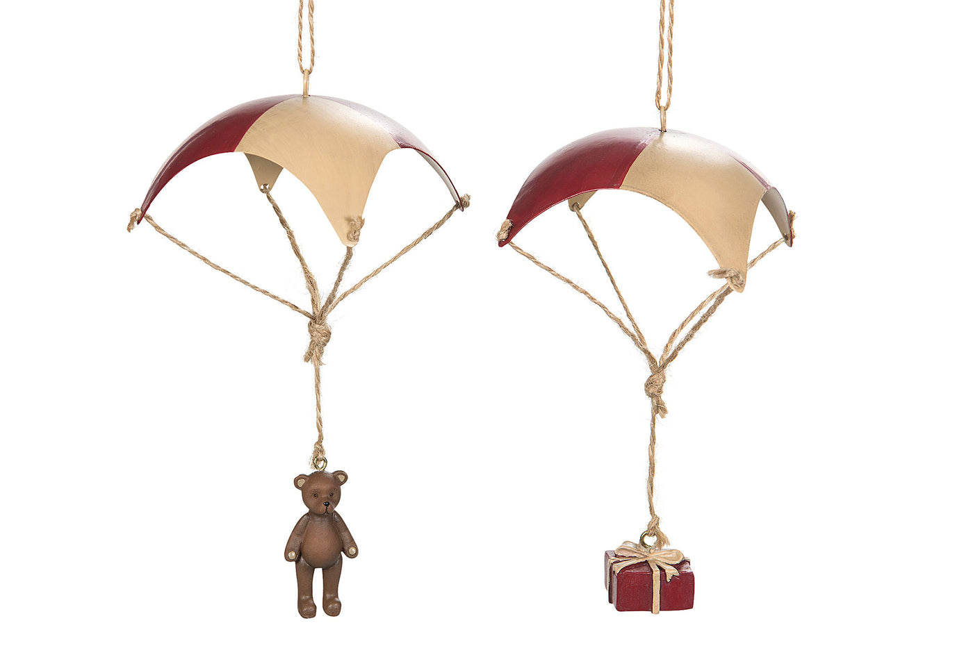 Parachute Teddy Bear/Parcel Ornament
