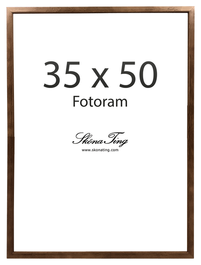 Wooden Frame - Walnut 35x50cm