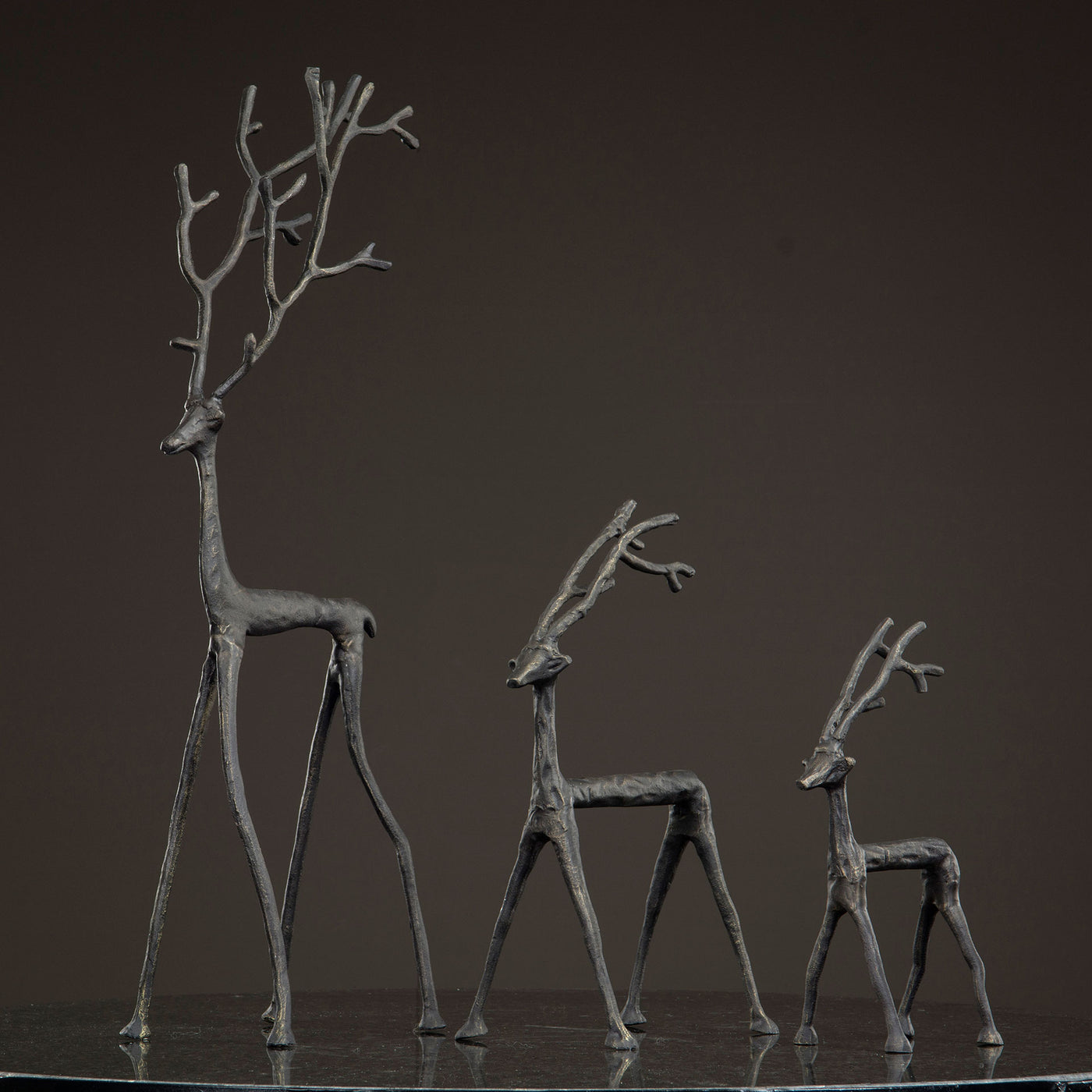 Reindeer Black Cast Iron