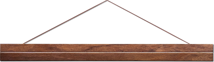 Poster Hanger with Leather String - 35cm