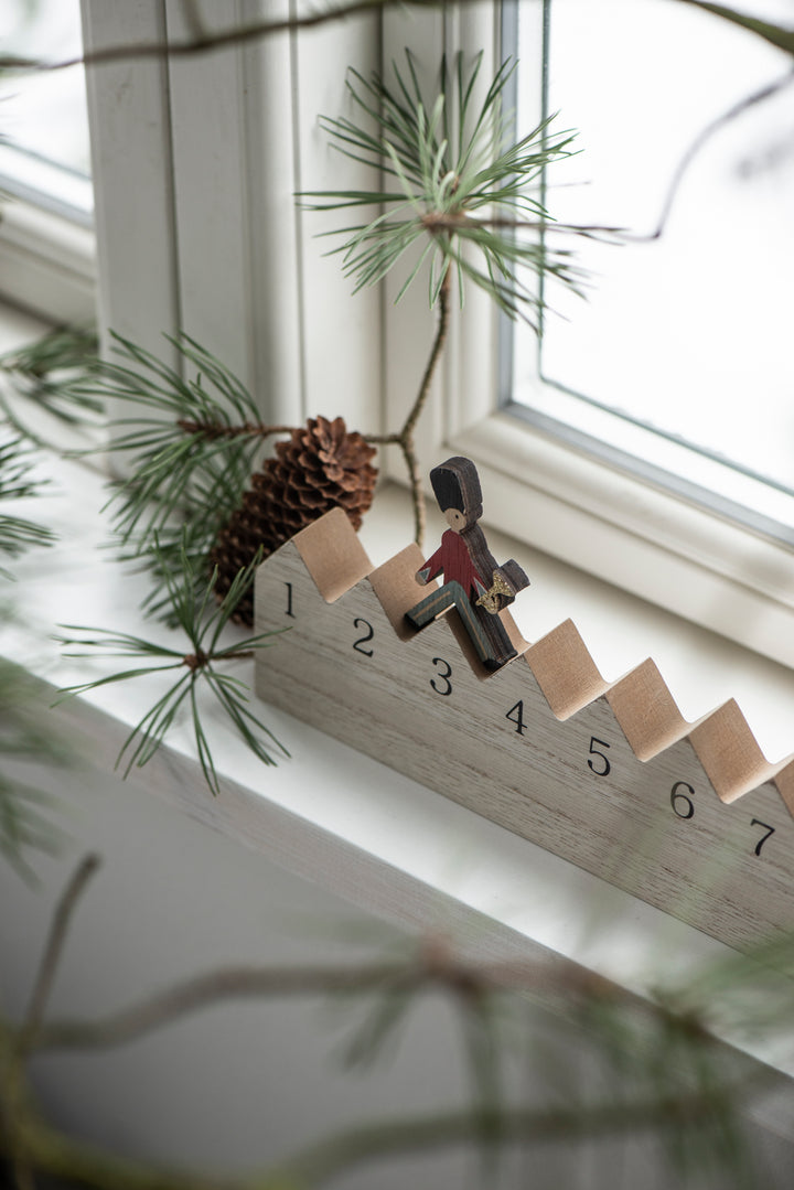 Calendario navideño 1-24 conduciendo coche