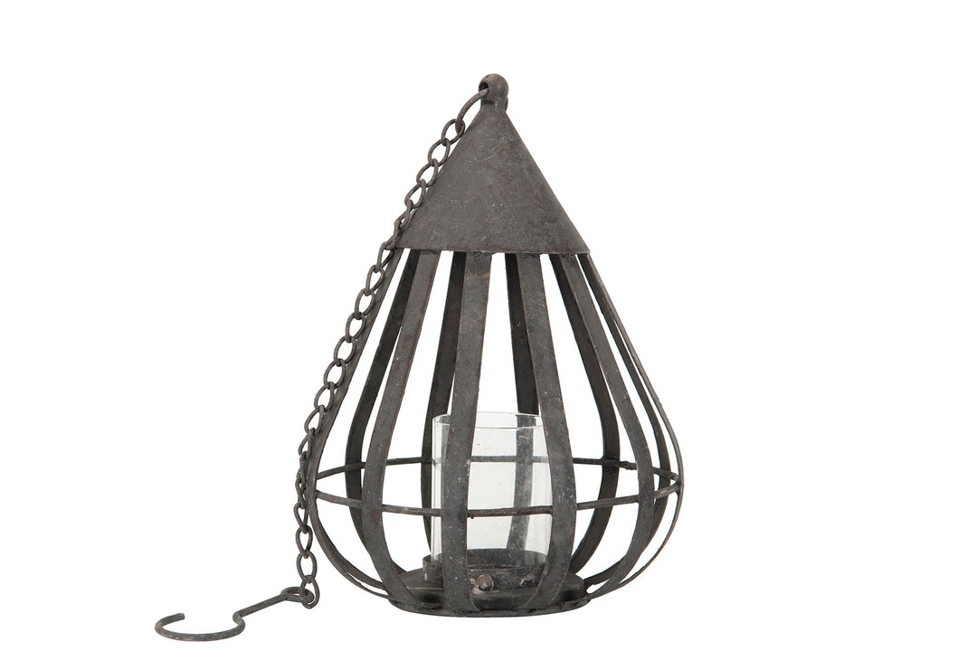 Lantern Drop Hanging Metal