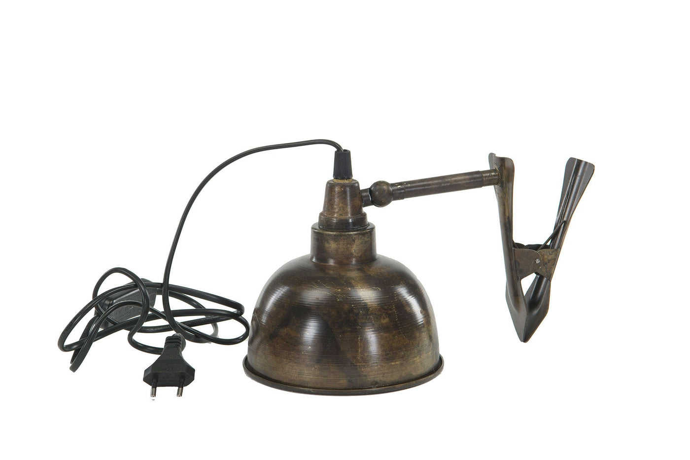 Clip Lamp - Antique Brown