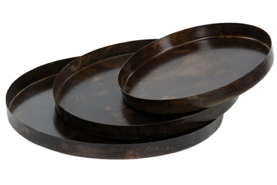 Tulsa Tray - Antique Brown