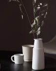 Vase, Grey/White
