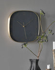 Wall clock, Dark grey