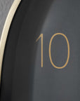 Wall clock, Dark grey