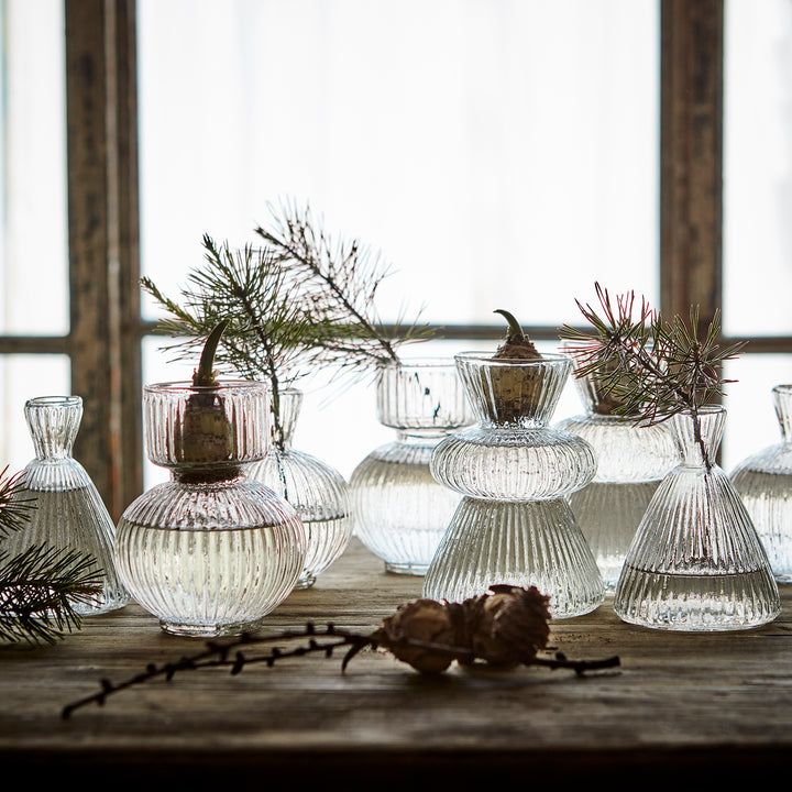 Glass Romance Vase Round