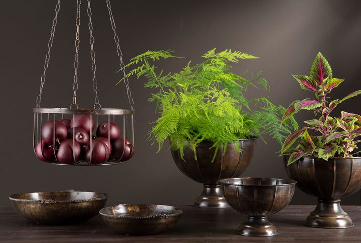 Rosendal Bowl - Round Old Brown