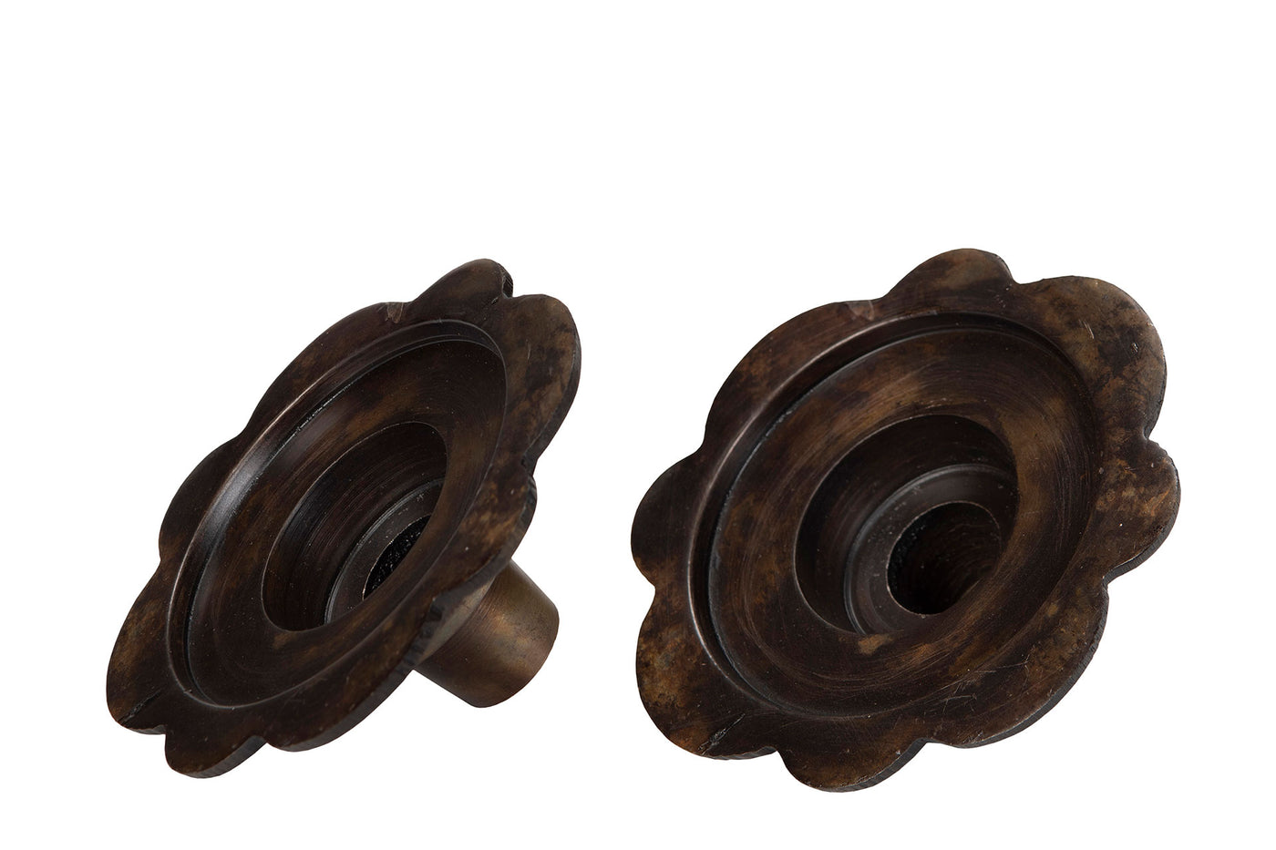 Multi-Candle Holder - Old Brown