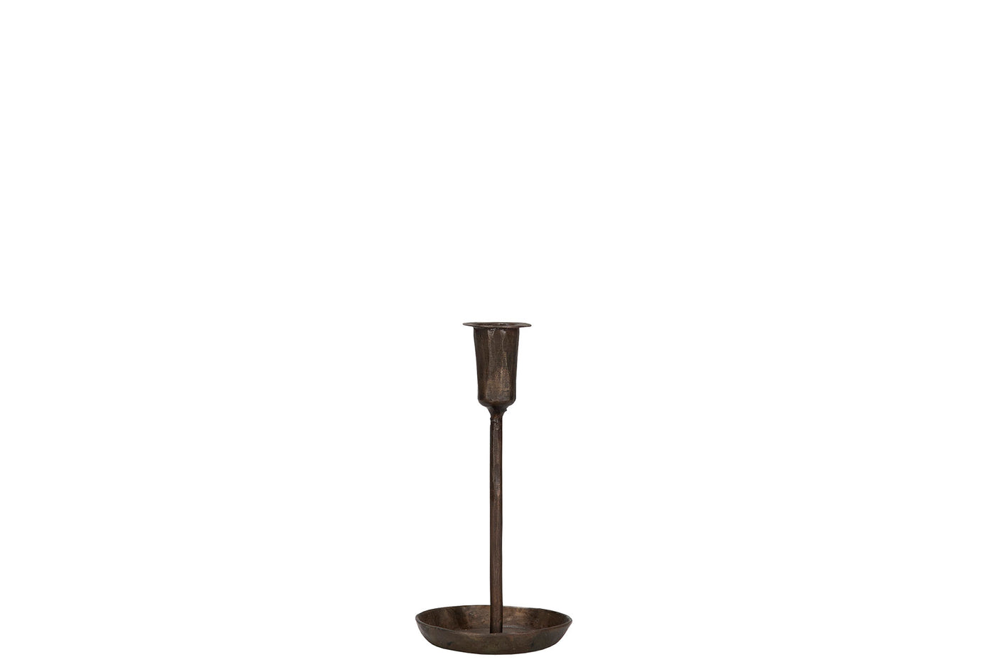 Candle Holder Metal Brown - Small