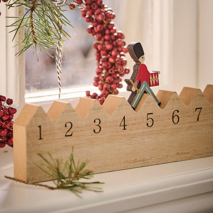 Calendario navideño 1-24 conduciendo coche