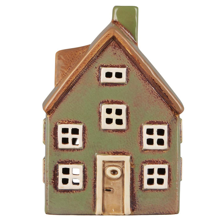 House f/tealight Nyhavn brown door