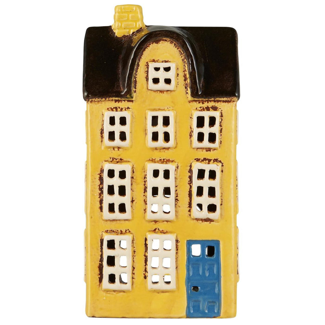 House f/tealight Nyhavn blue door