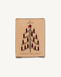Box with 12 Christmas Candles - Red