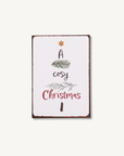 Metal sign A cosy Christmas