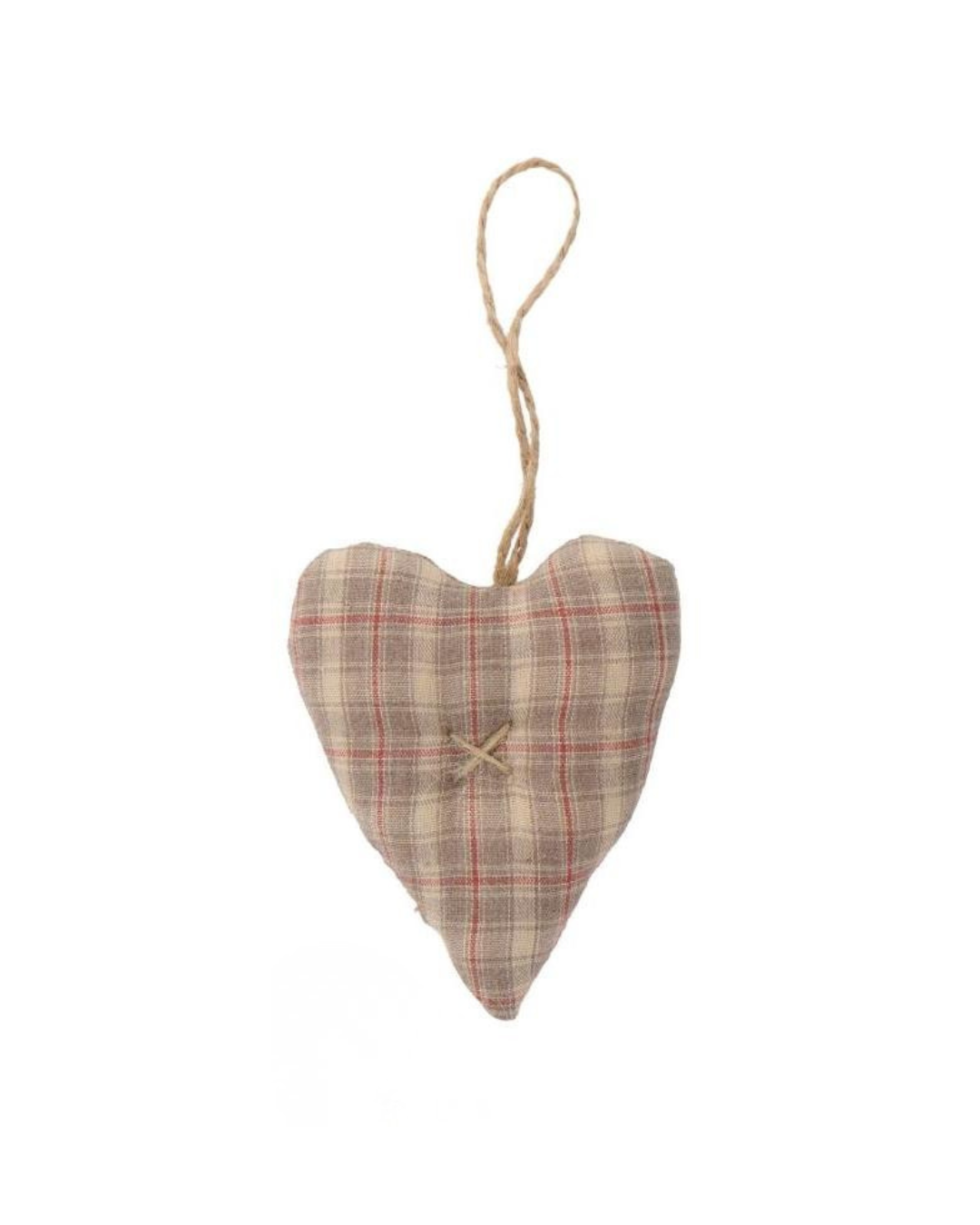 Fabric hearts red