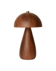 Rechargeable Mushroom Light - Teak Look