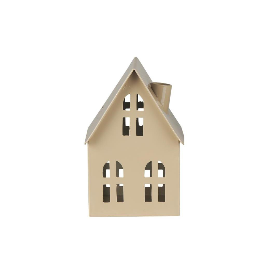House Candle holder for slim candles - Beige