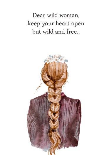 Wild woman Card